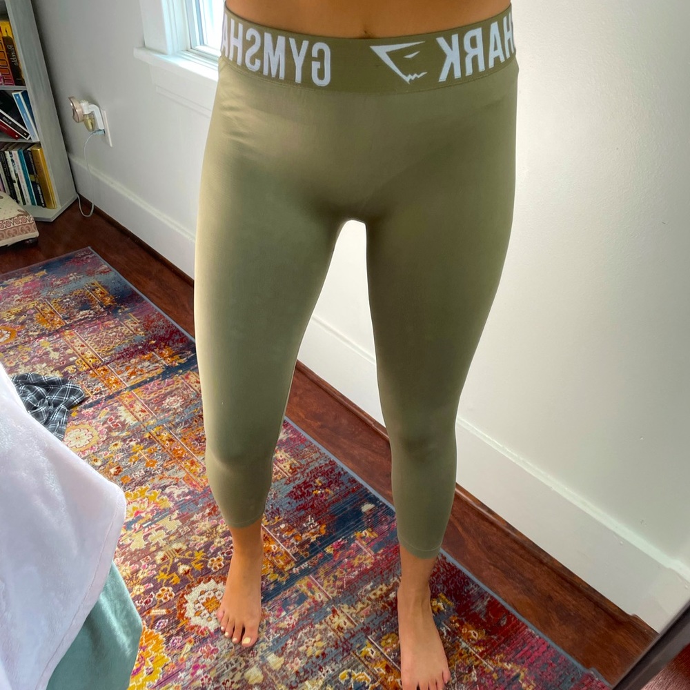 SOLD - Gymshark olive leggings